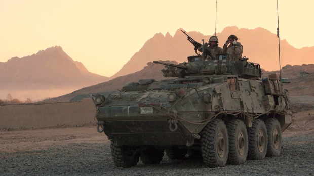 Saudi reportedly using military trucks