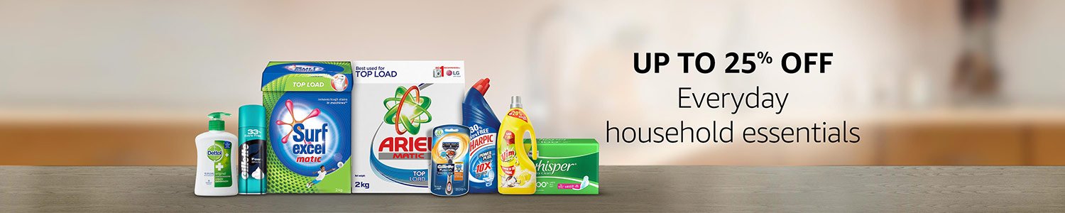 "Household Essentials" Sale: back using