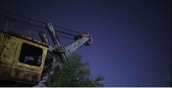 Vild meteorregn pأ¥ himlen over