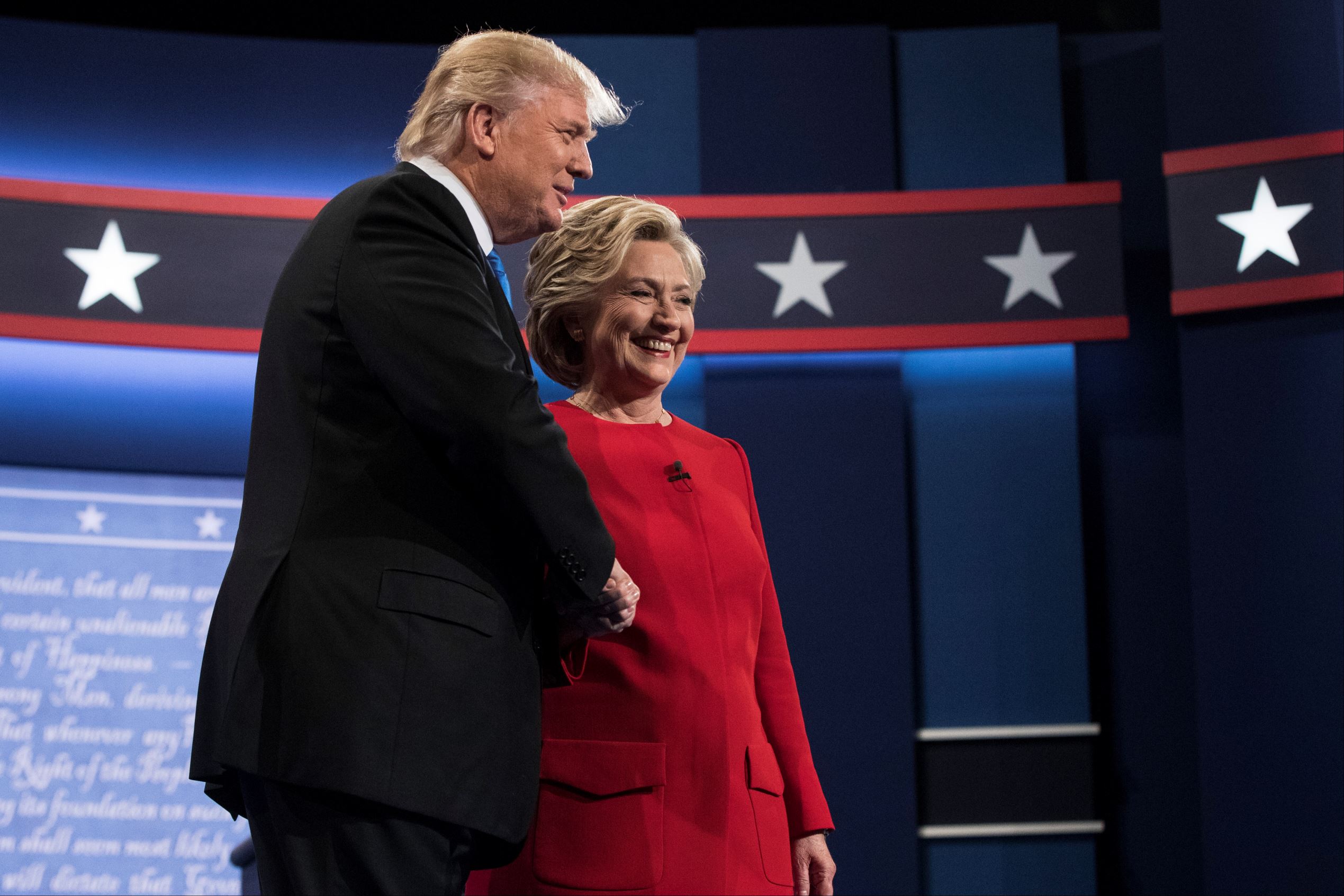 Hillary calls Trump creep