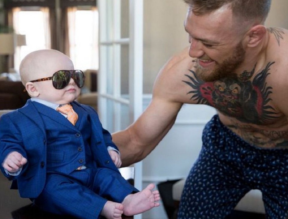 Baby McGregor 'suits fight adorable