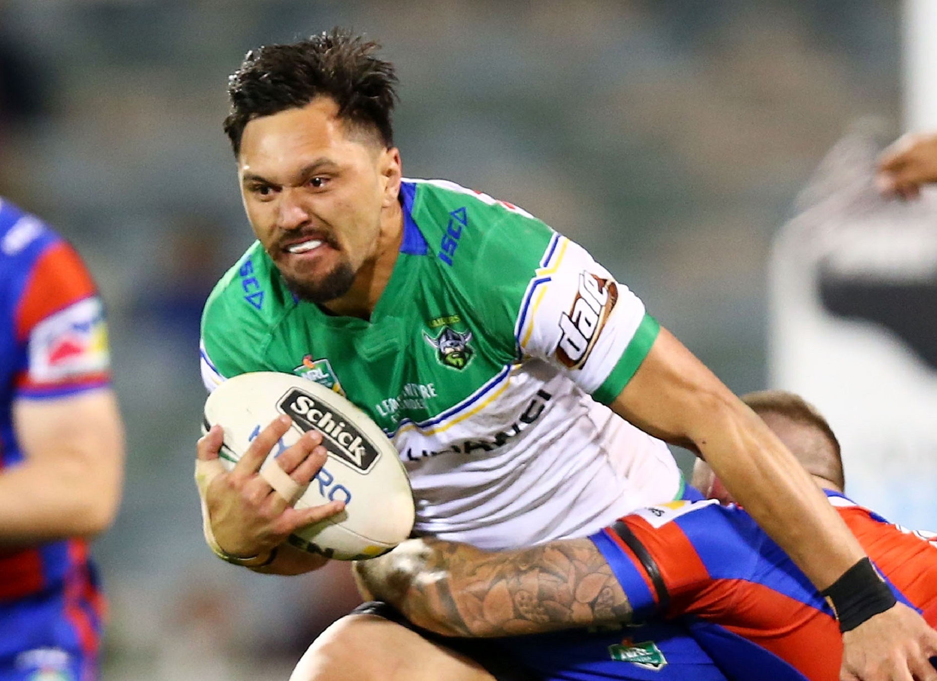 Rapana hat-trick sets Knights' rout