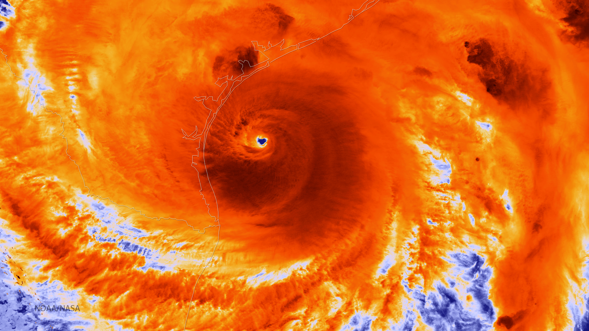 Monster storm makes landfall