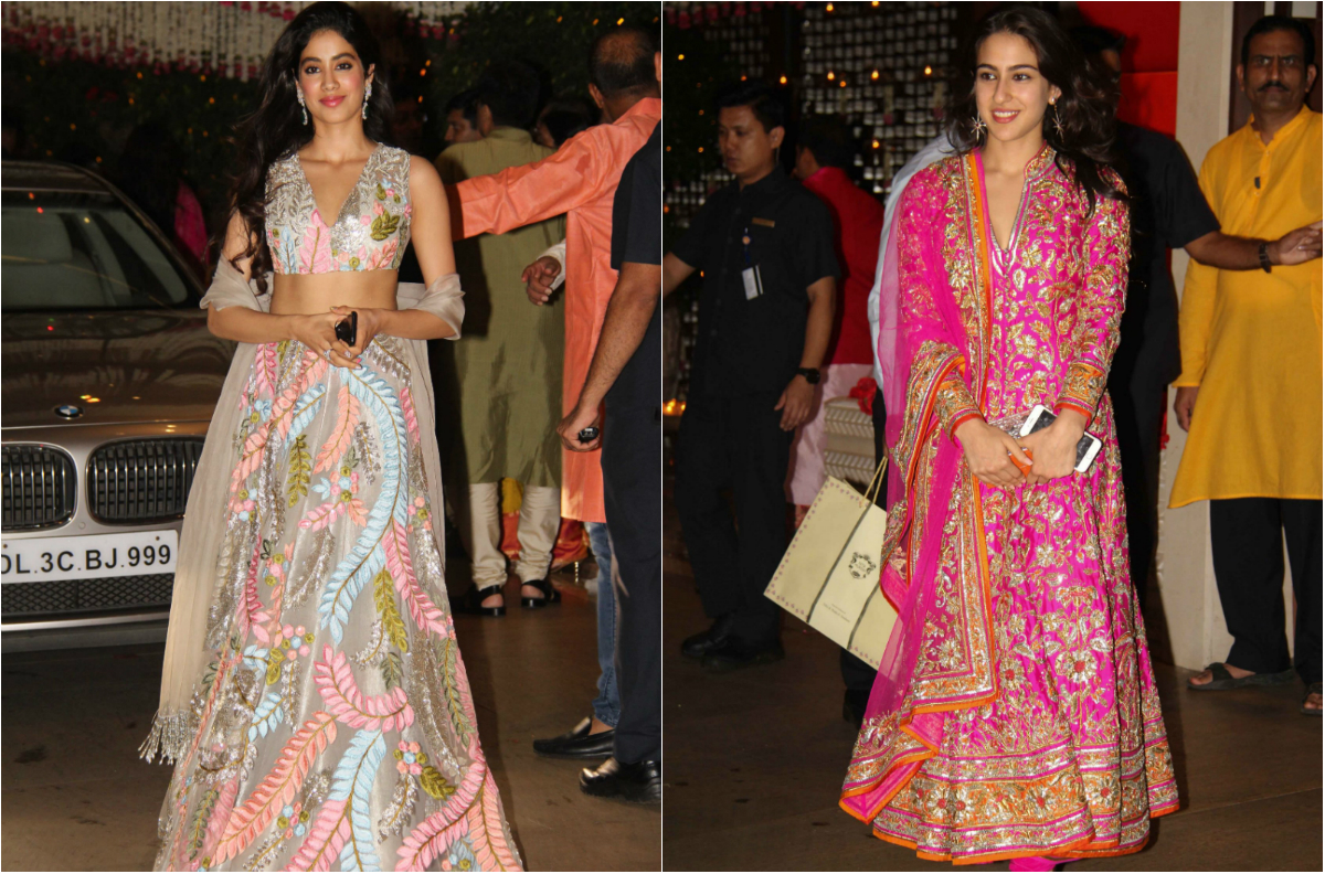 Jhanvi, Sara celebrate Ganesh Chaturthi