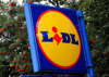 Huge queues outside Lidl supermarkets
