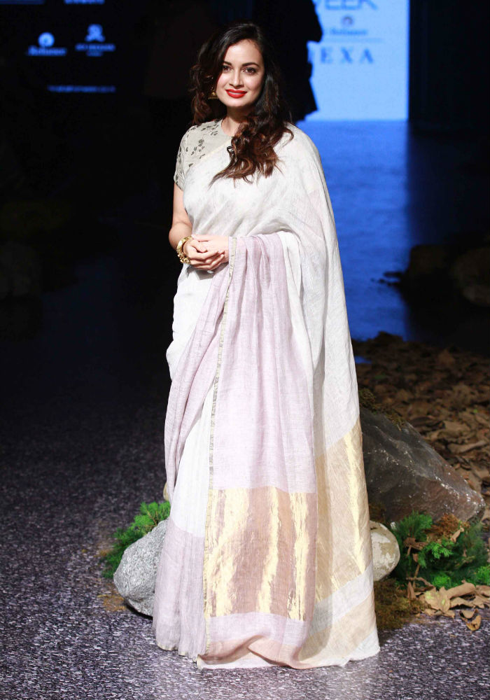 Mirza sizzles beautiful saree 2017