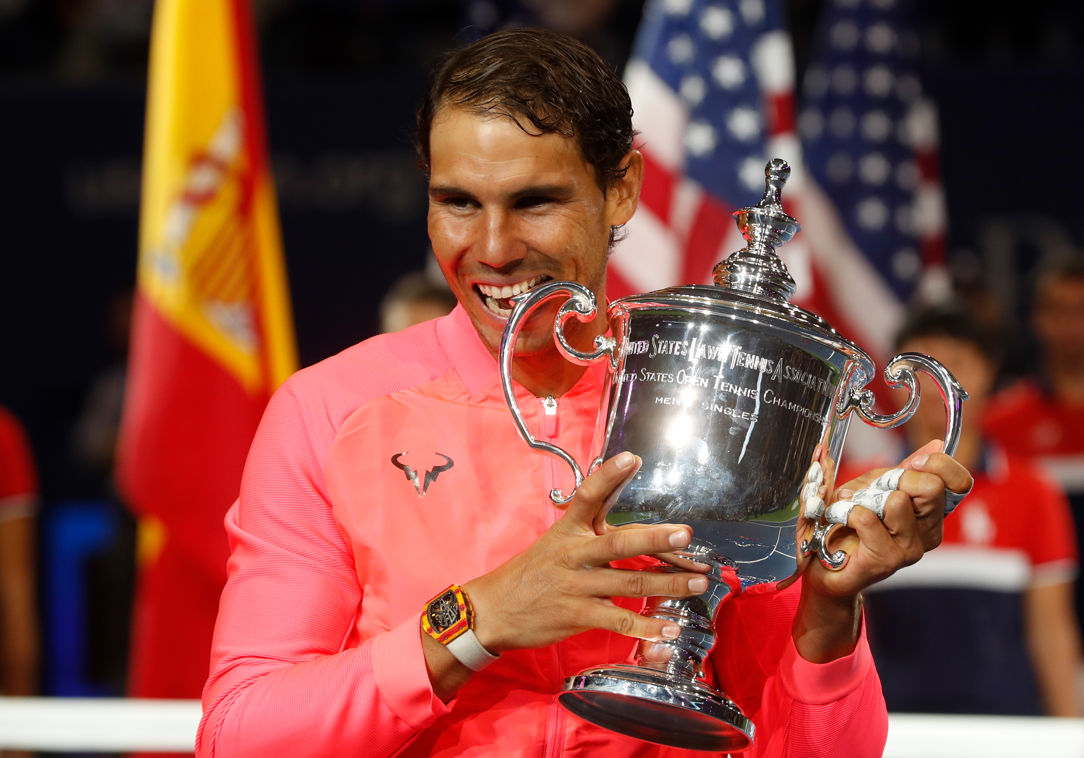 Rafael Nadal wins Open, 16th