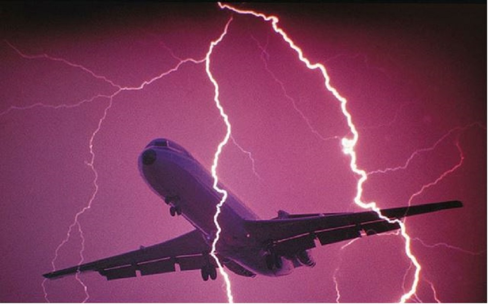 What happens when lightning hits