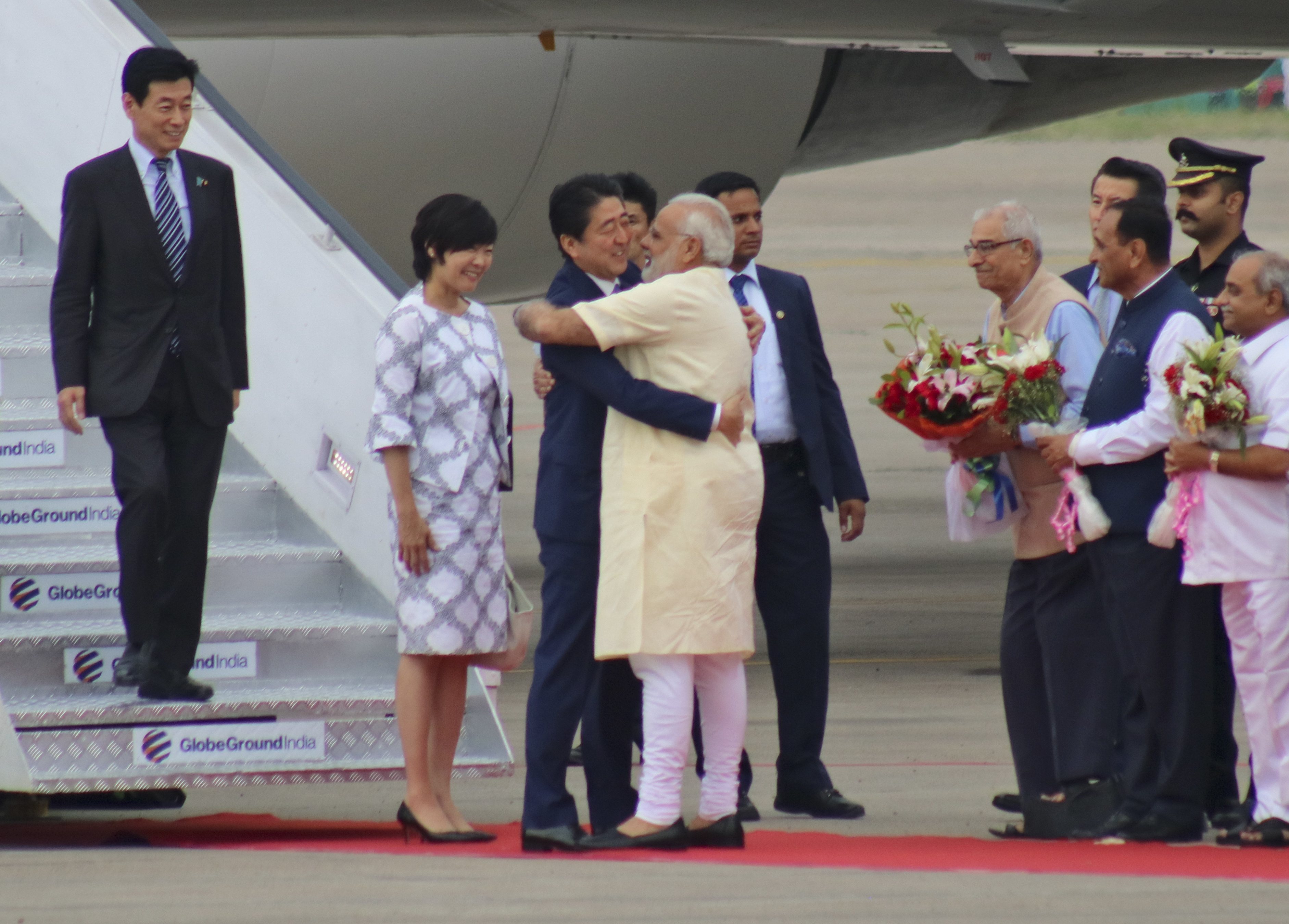 Japanese Shinzo gets Modi's famous