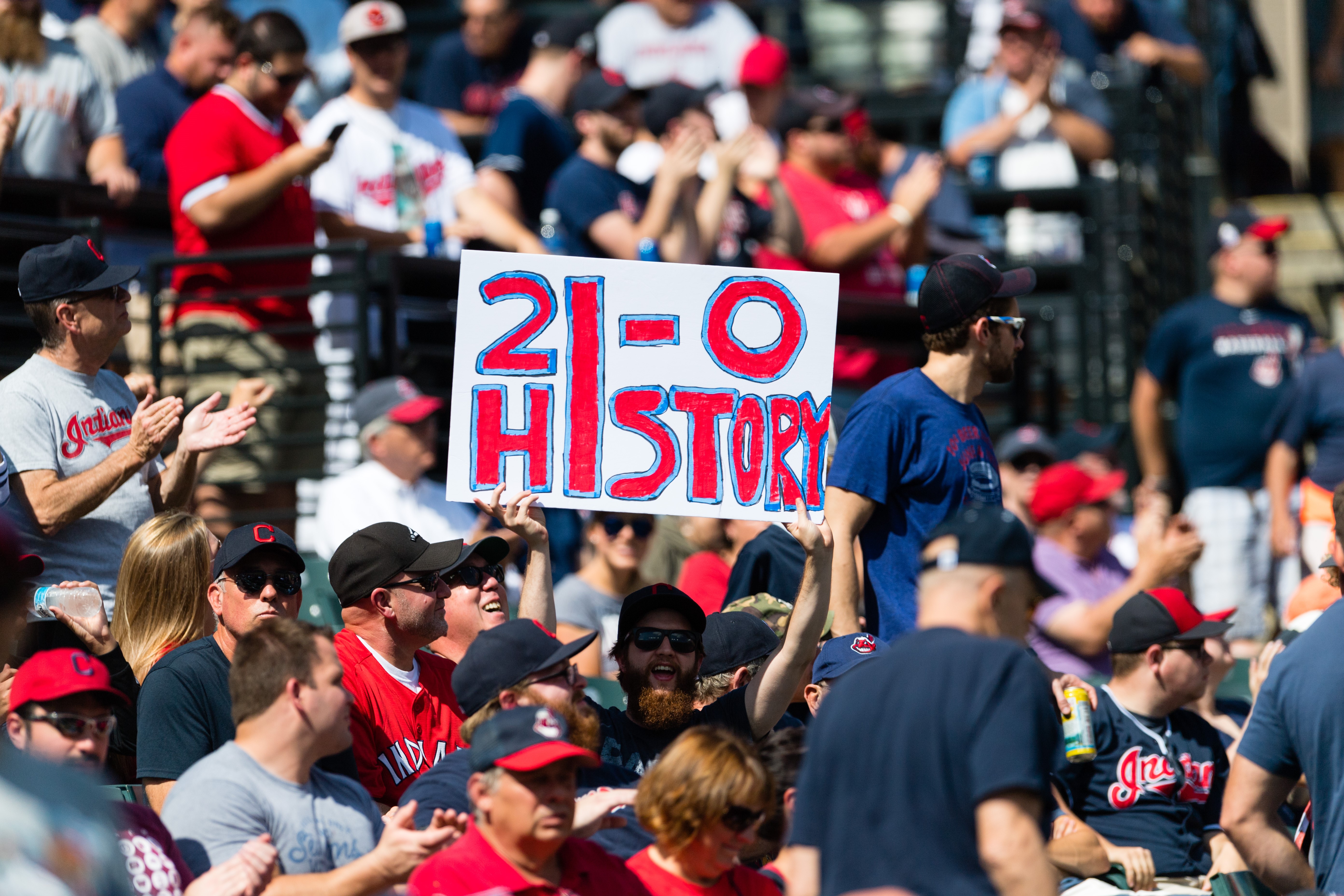 Indians record with 21st straight