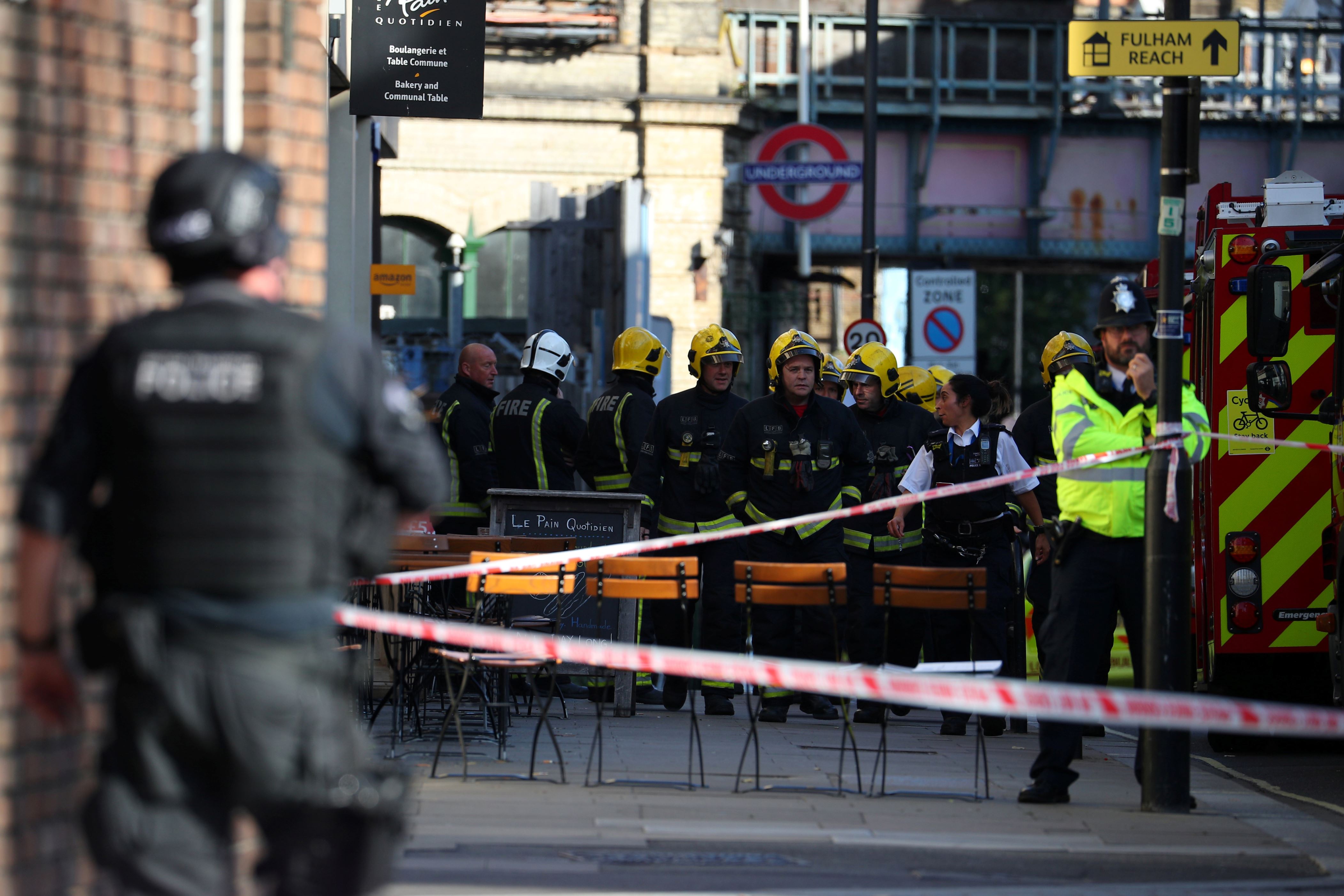 'Blast' London tube station