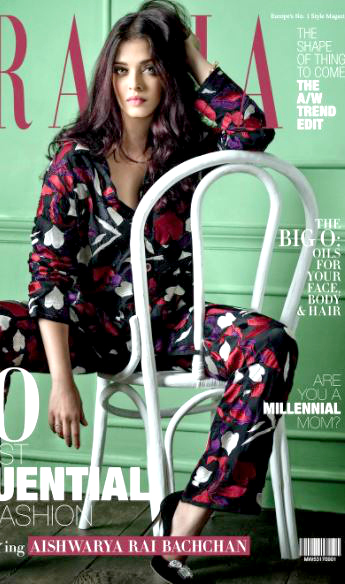 Aish stuns magazine cover