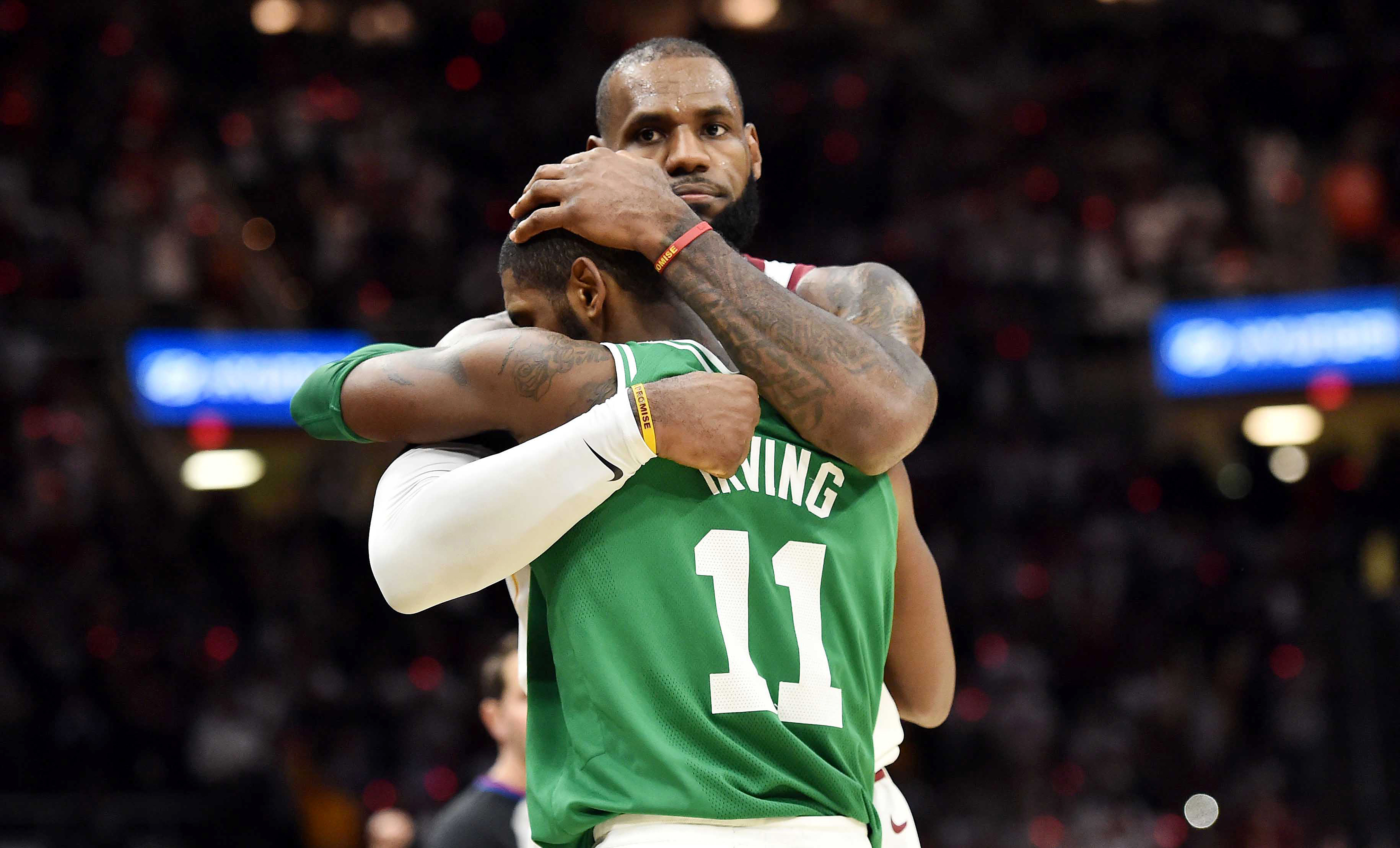 LeBron reunites with Kyrie first