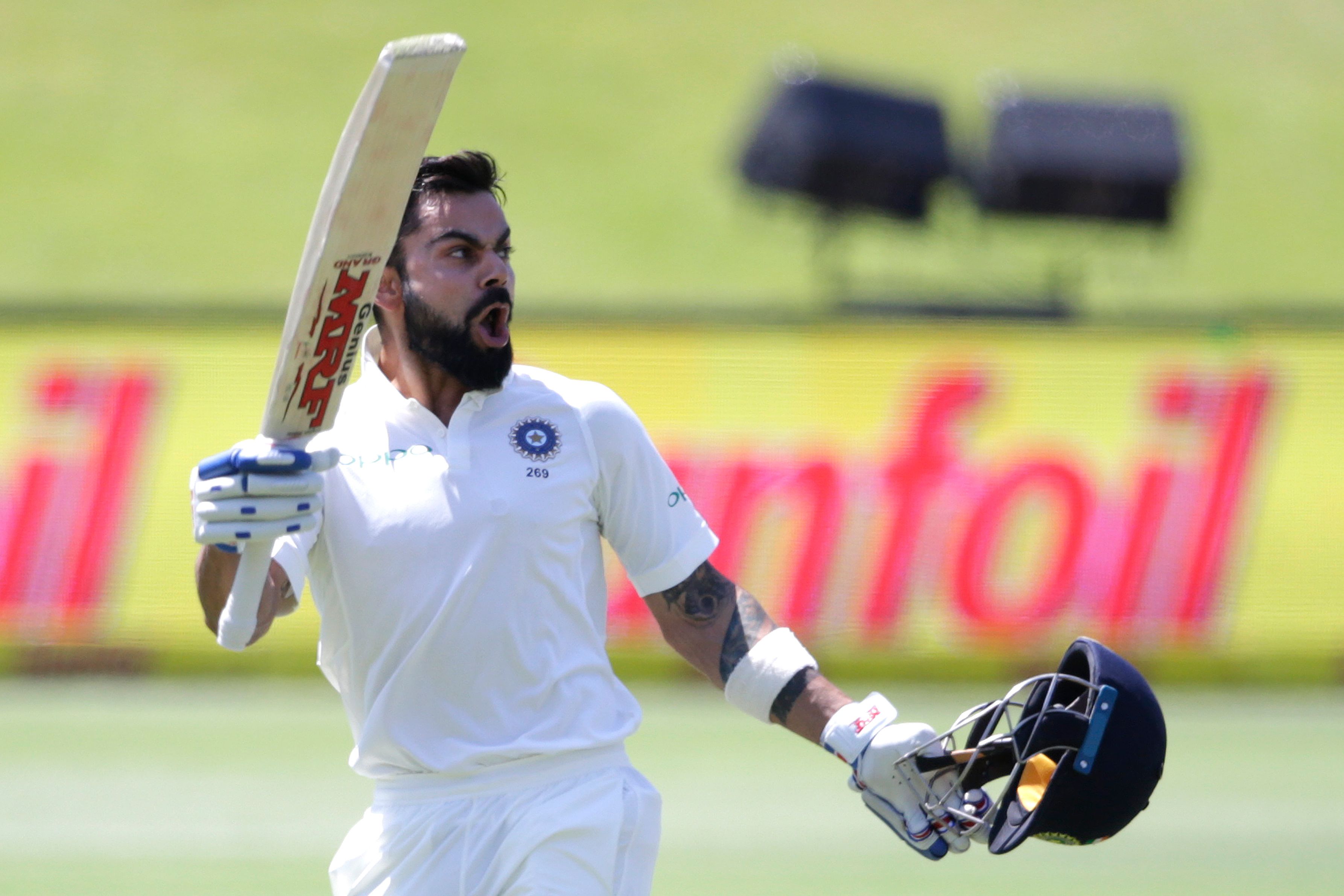 'Aggressive' Virat Kohli fined
