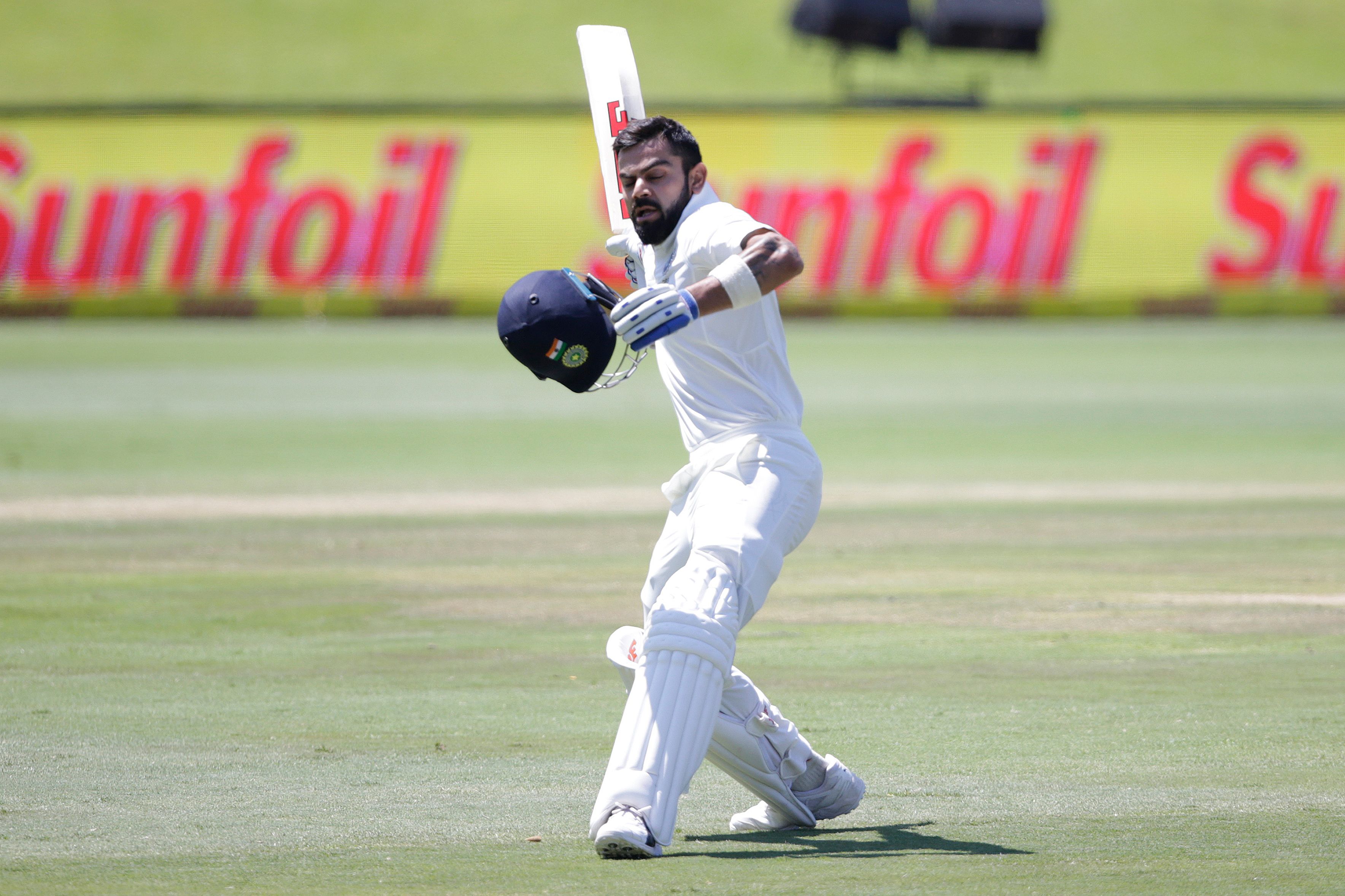 Kohli equals Bradman's record