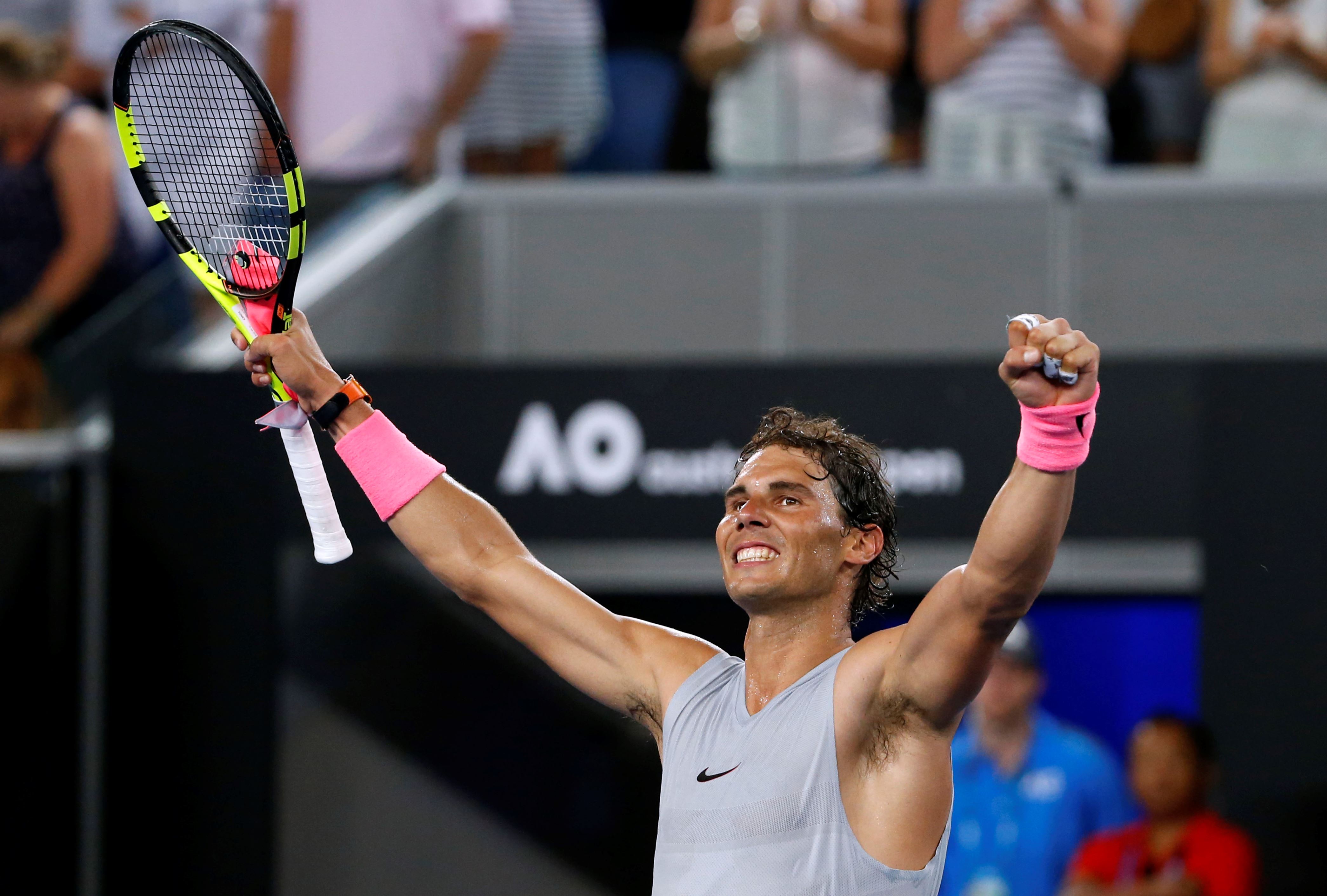 Nadal into round; Ostapenko Australian