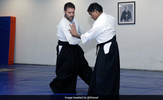 Rahul Aikido black belt. Proof