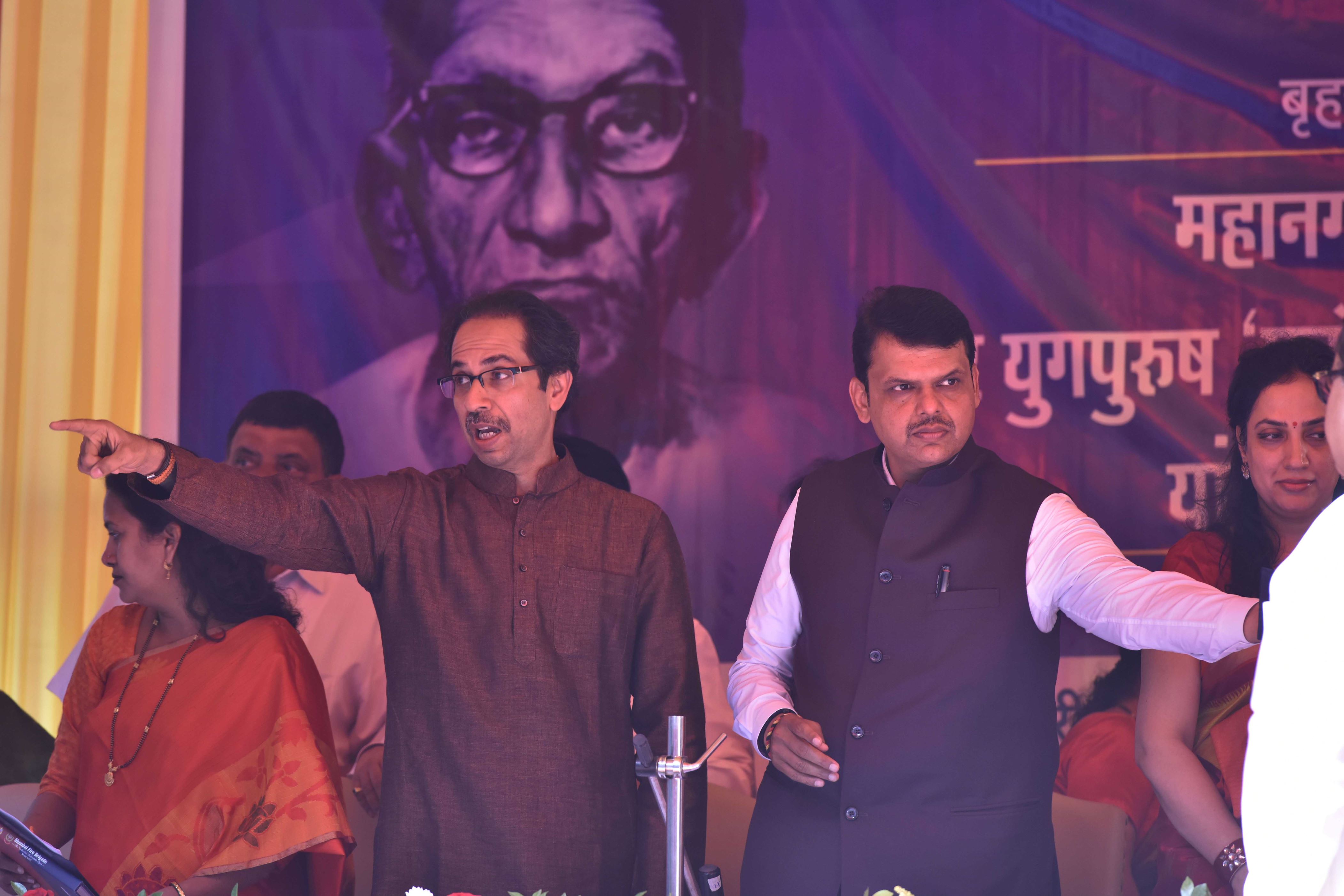 Used Sena's threats: Fadnavis