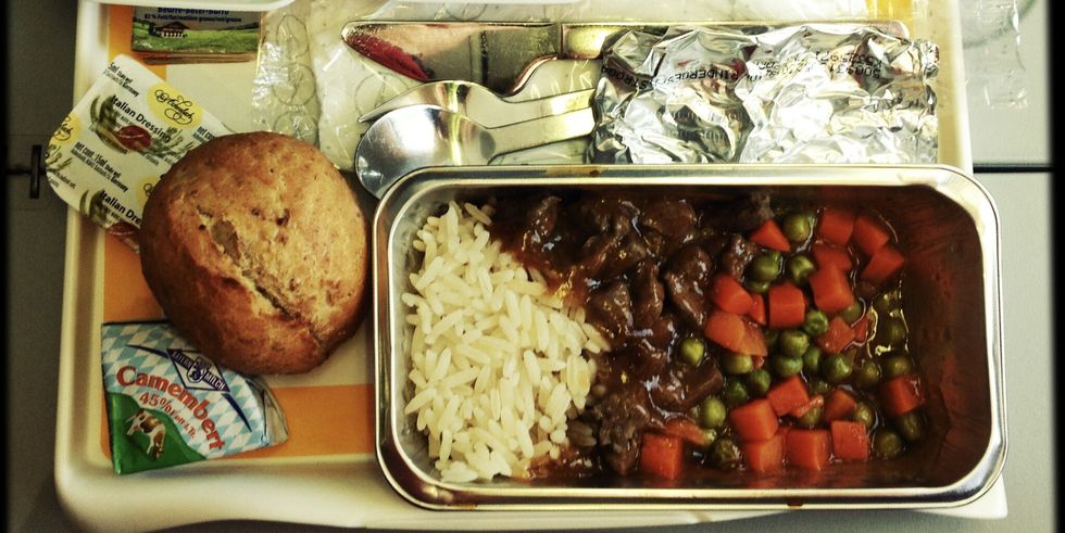 Airplane food much grosser than