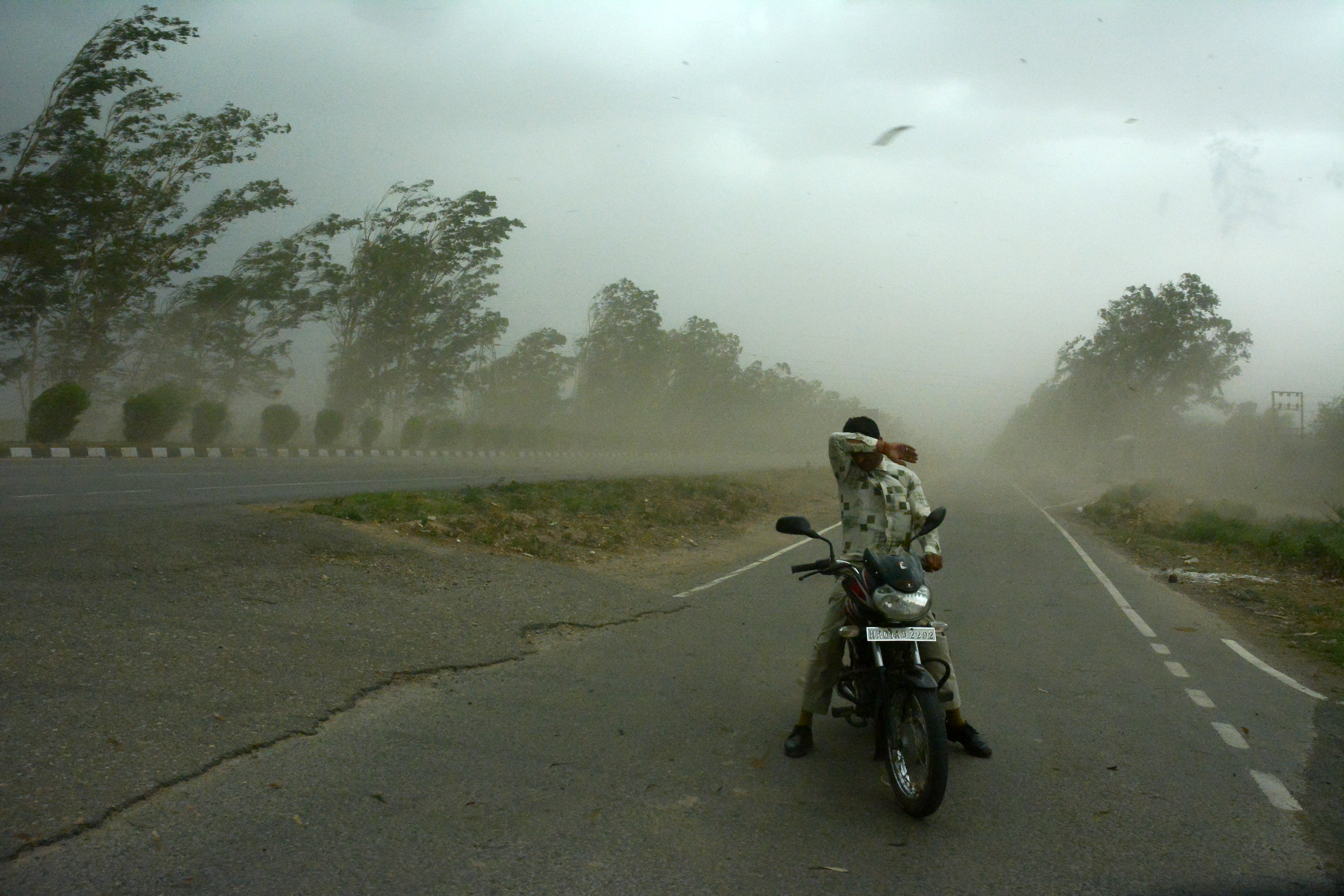 Storm warning rain
