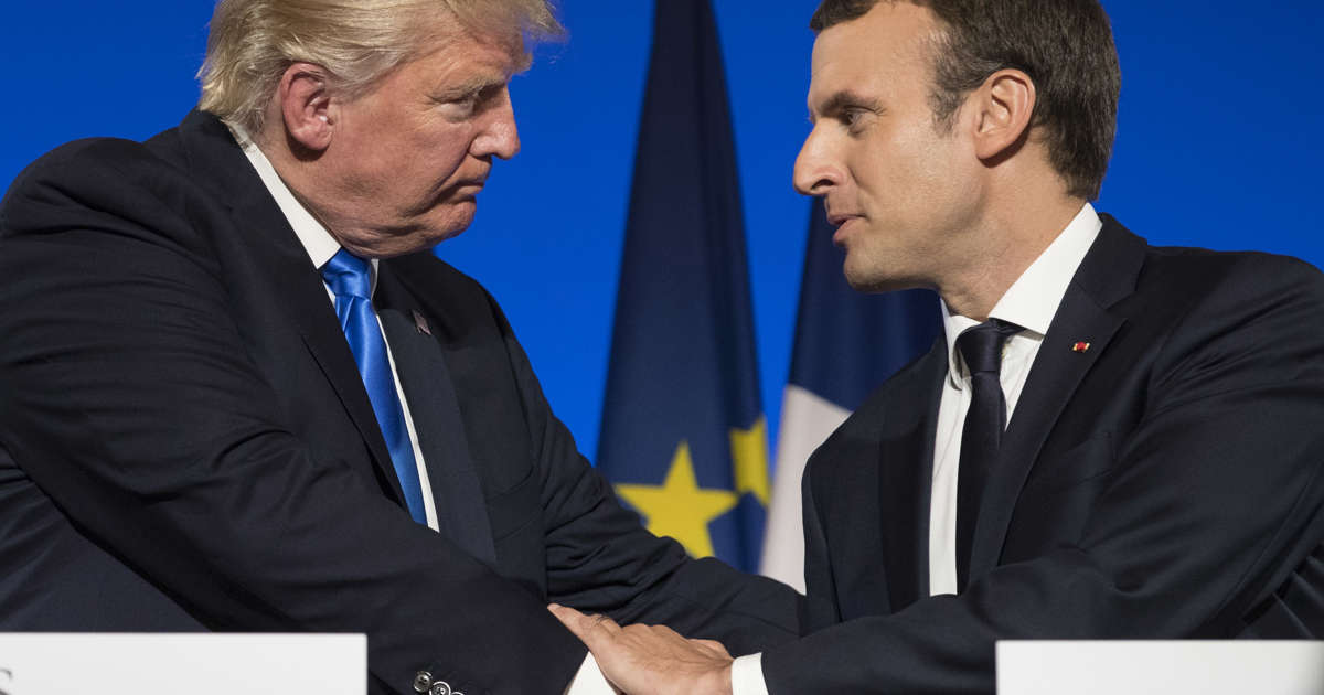 As Macron arrives to meet Trump, fate of Iran nuclear deal is front and center
