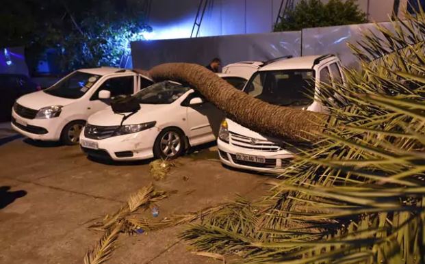 Several killed dust storm