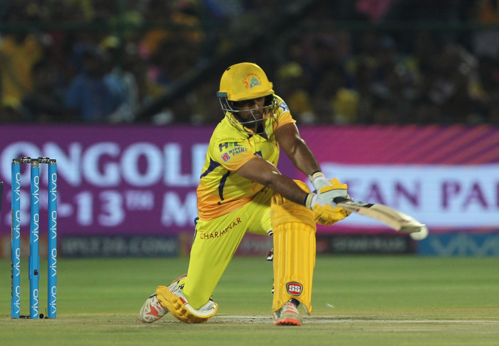 'Rayudu batting well he's ever