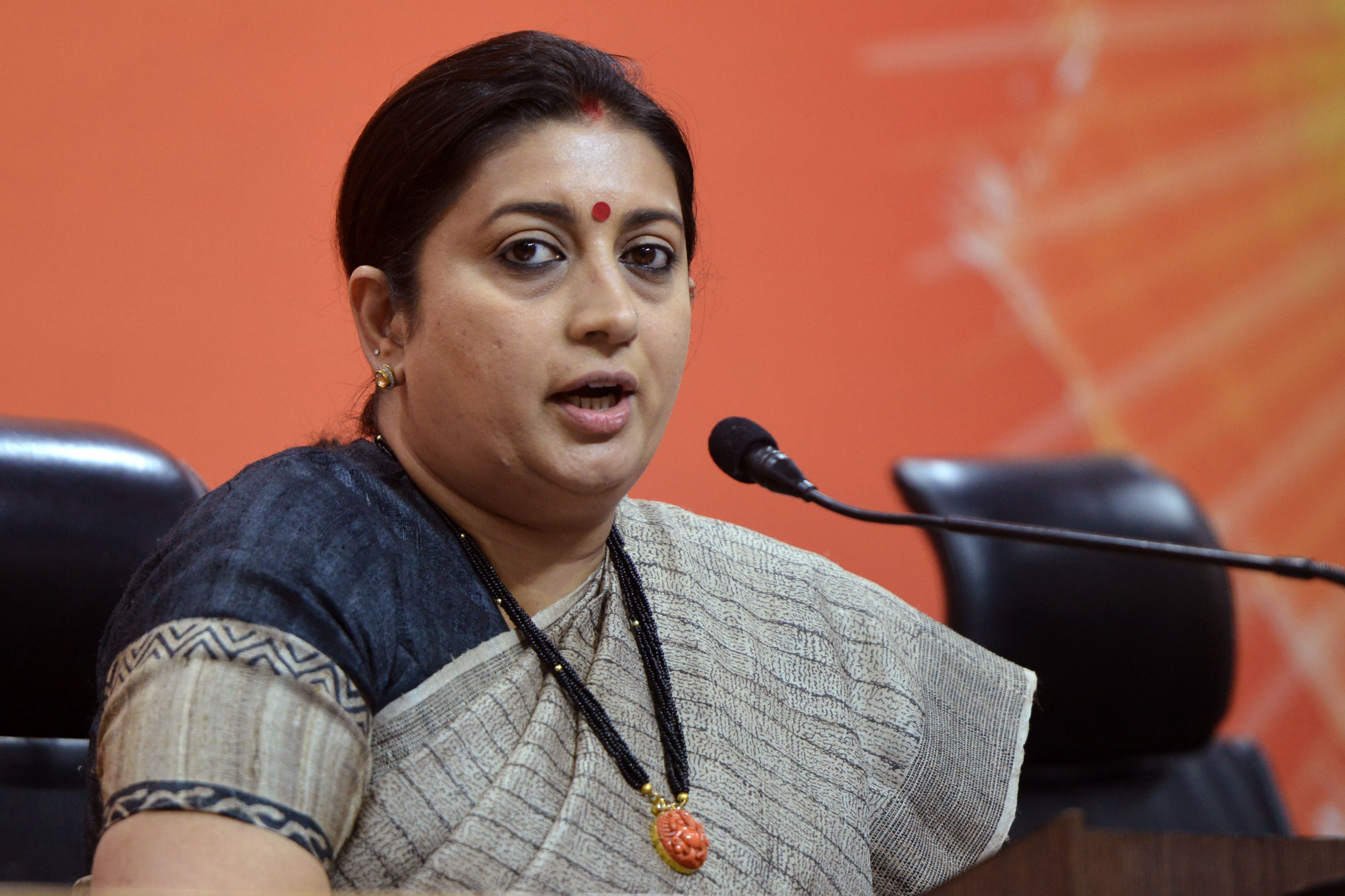 Smriti loses Ministry