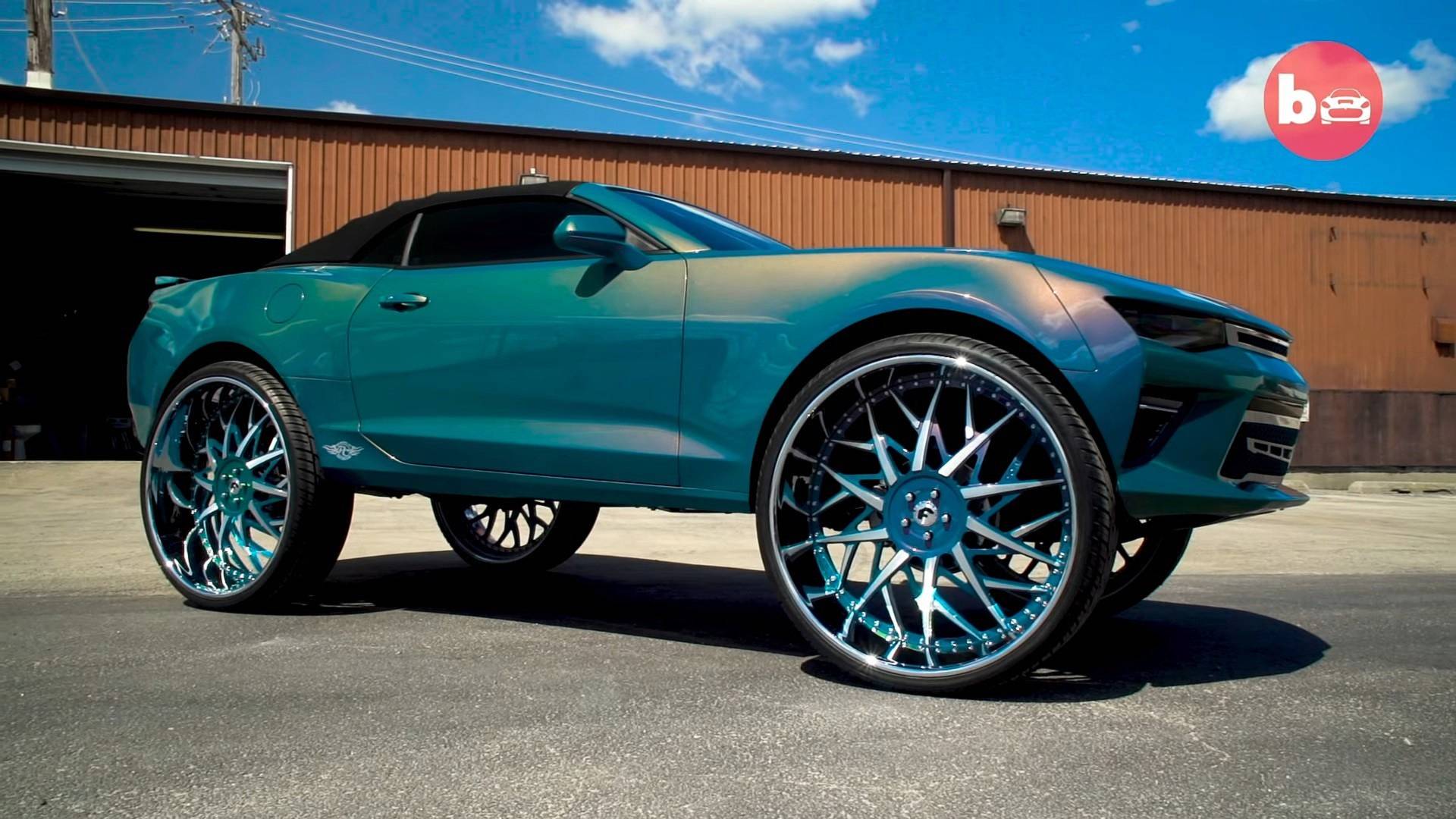 Chevy Camaro 32-inch wheels will