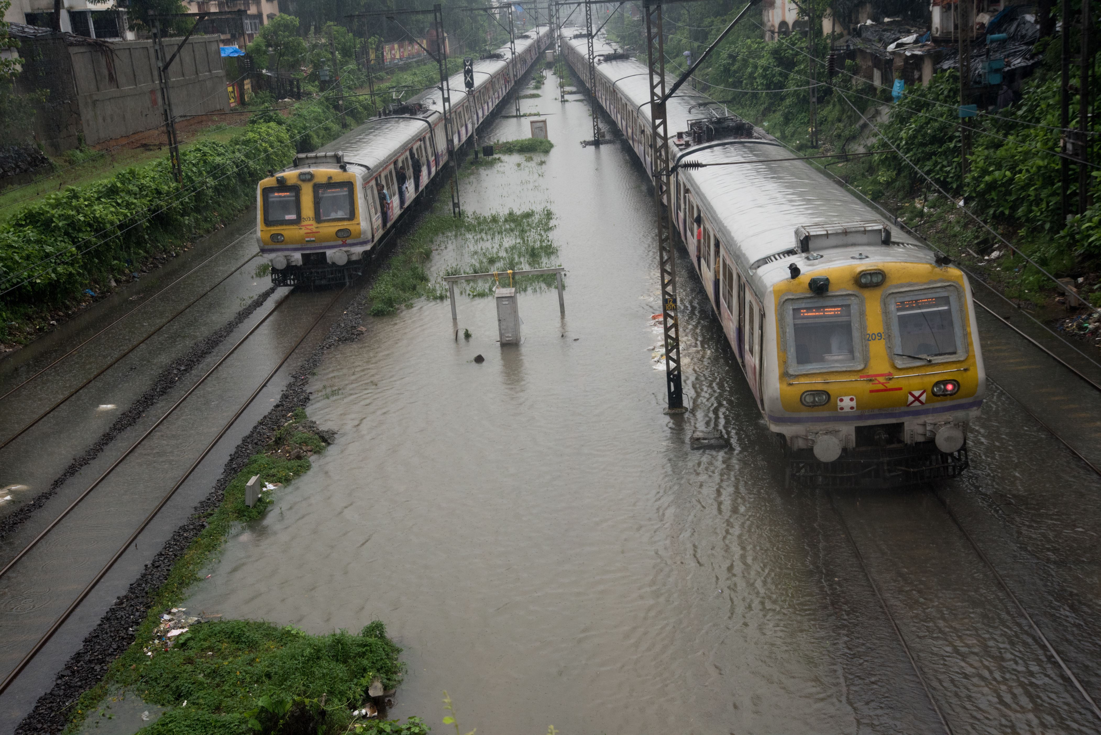 Mumbai rain: Train services affected
