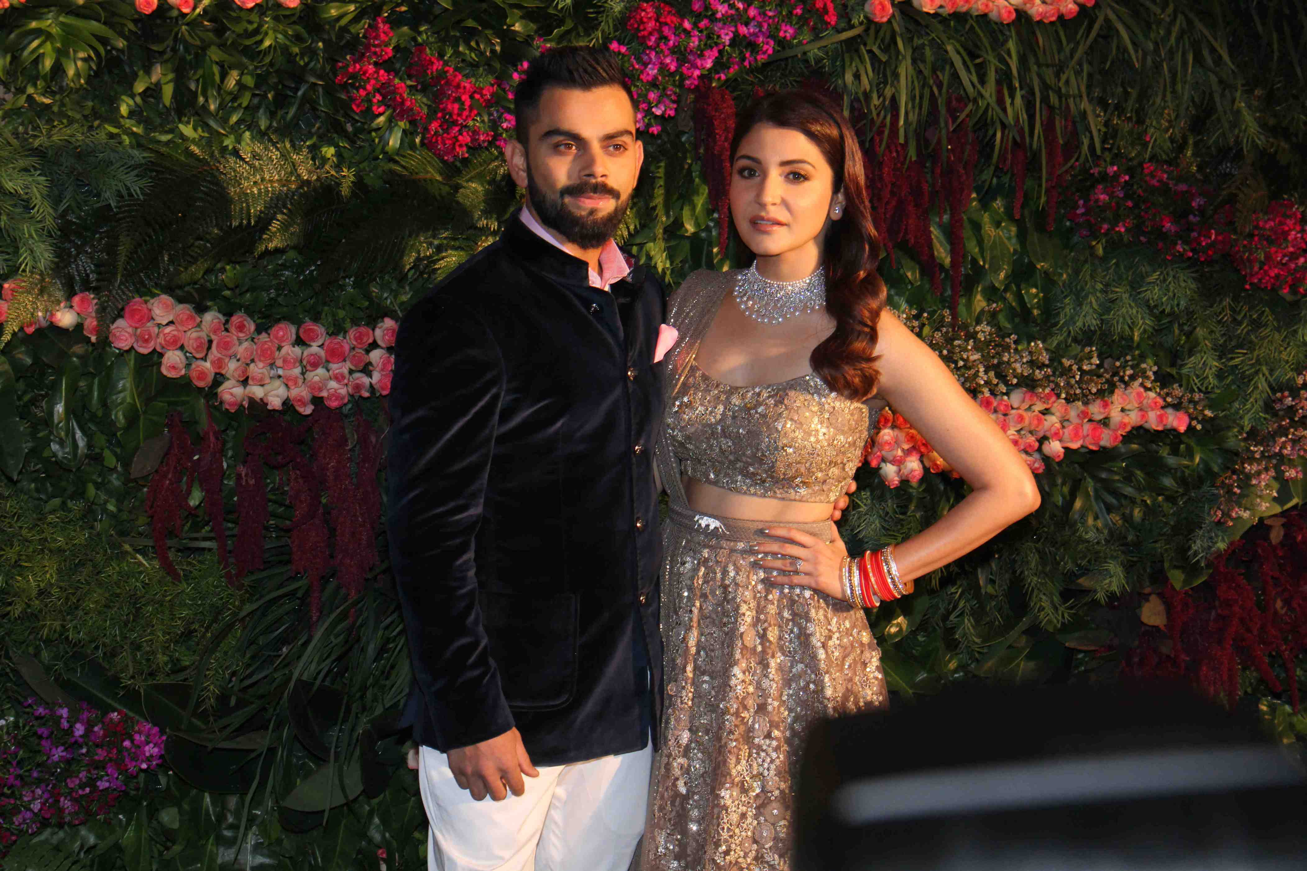 Kohli's with wife Anushka
