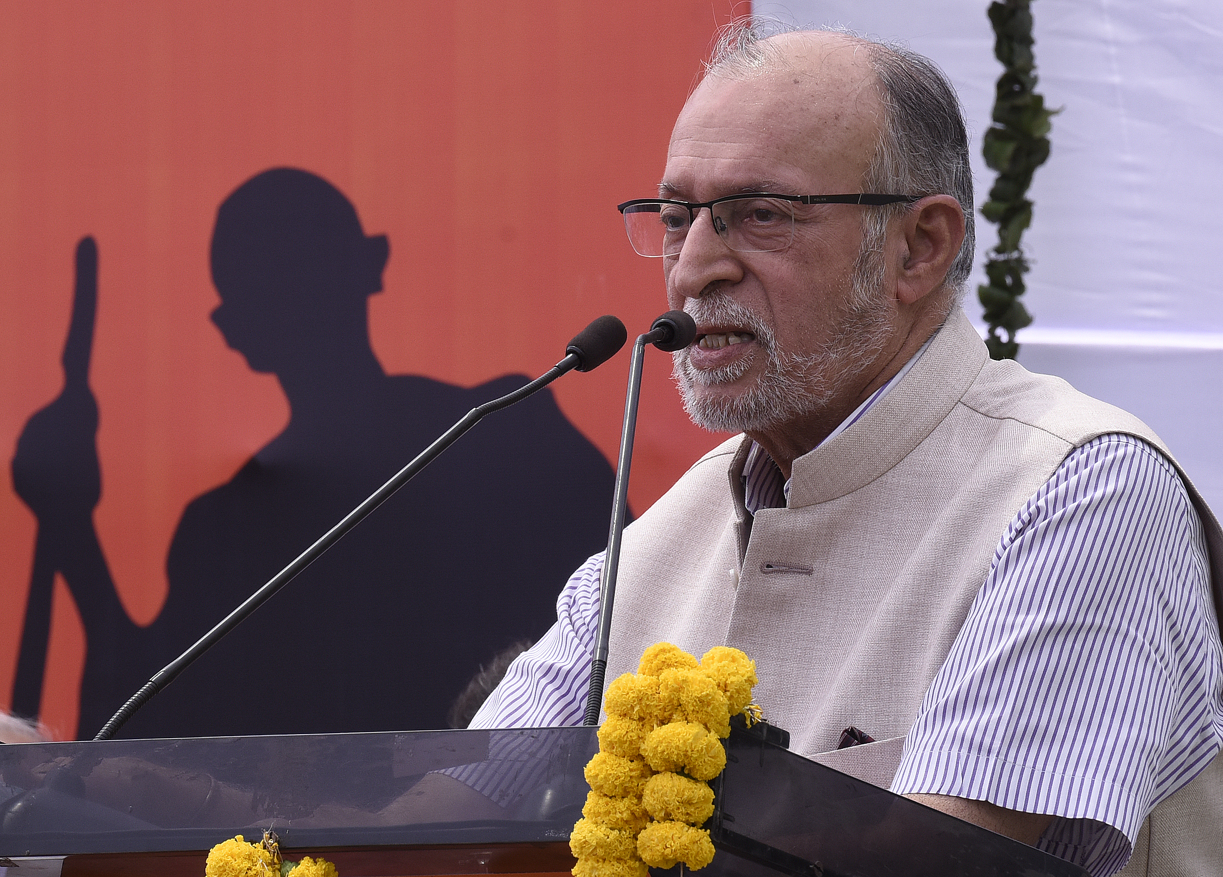 slams Delhi over garbage issue
