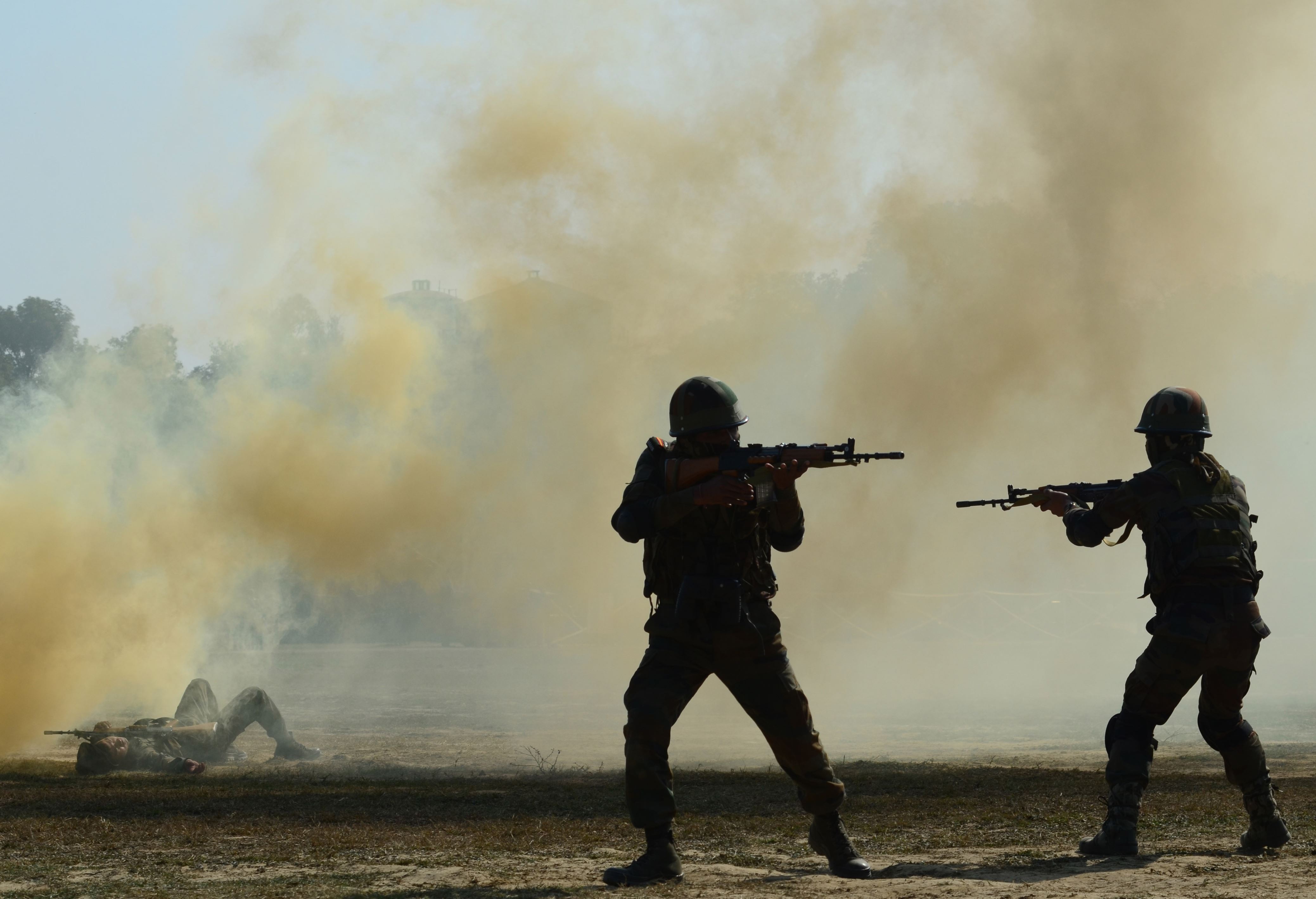 Army destroyed terrorist launchpads