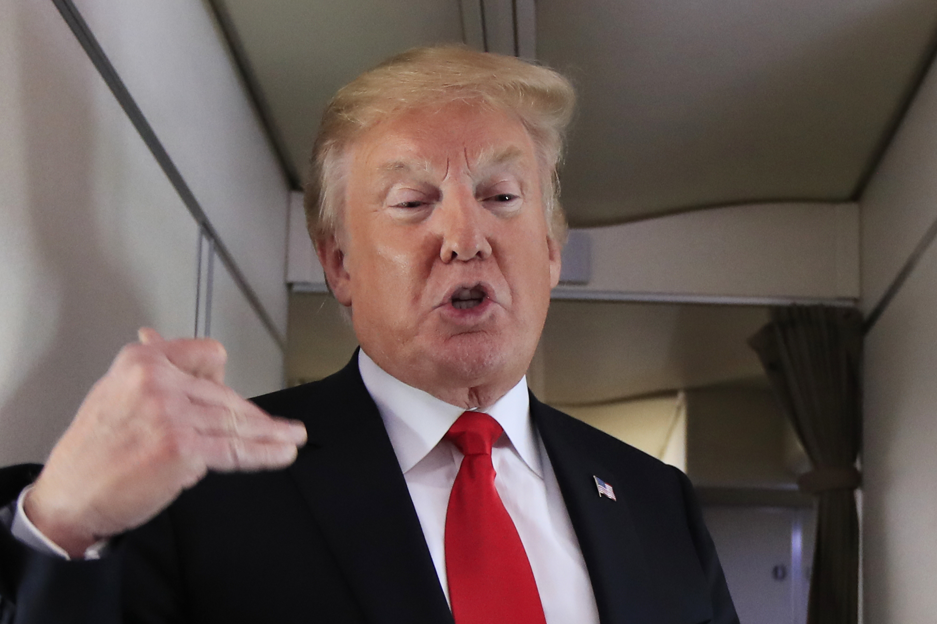 Trump raises tensions with claim
