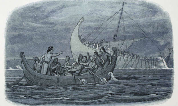 Slide 2 of 39: Nine hundred years ago, William, the only legitimate son of King Henry I of England, was returning from France with a huge entourage. At Normandy, they boarded the White Ship, a state-of-the-art vessel on its maiden voyage. William requested wine be brought onboard and soon the whole party was roaring drunk. They set sail at midnight, hit a rock and sank quickly in the English Channel. The heir to the throne and the cream of English aristocracy were drowned – around 300 in all and it's been called the Titanic of its day.