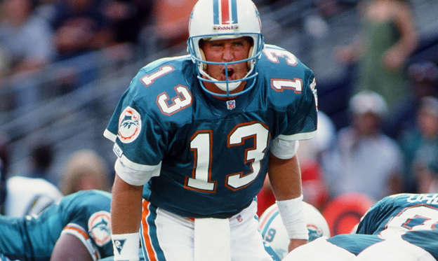 Slide 1 of 21: The best to never win the big one. That’s not a designation any athlete wants. Having a great career is wonderful, but you want that title. You want that ring. Unfortunately for Dan Marino, he has long been given the backhanded compliment of a title “Best quarterback never to win the Super Bowl.” Before the rise of passing offense in the NFL, Marino was shattering records and reshaping football. He never won it all, but he has a career worth remembering. So let’s do that right now!