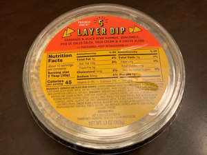 text: Trader Joe's took five-layer dip to the next level. Savanna Swain-Wilson for Insider