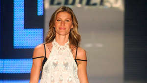 Gisele Bundchen wearing a dress: The supermodel didn’t settle for a hospital for the birth of her son Benjamin in 2009.  Instead, she went through her entire labor in her bathtub to help her “transform” the pain into a hopeful feeling. She said: “The whole time my mind was focused in each contraction on the thought 'my baby is closer to coming out. It wasn't like, 'This is so painful.' So I transformed that intense feeling into a hope of seeing him.”