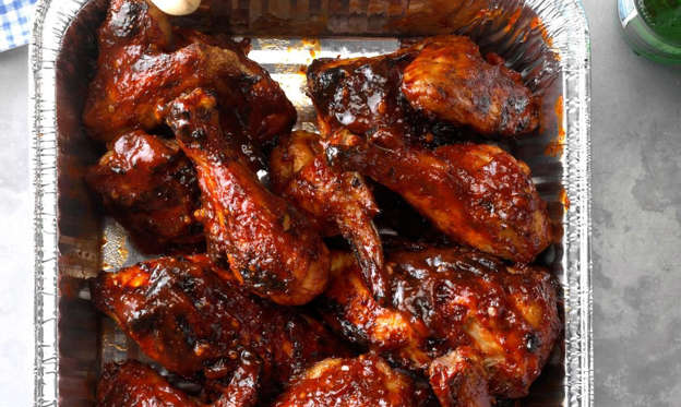 Slide 1 of 32: I like to serve this savory chicken at family picnics. Cooked on a covered grill, the poultry stays so tender and juicy. Everyone loves the zesty, slightly sweet homemade barbecue sauce—and it's so easy to make. —Priscilla Weaver, Hagerstown, Maryland Go to Recipe