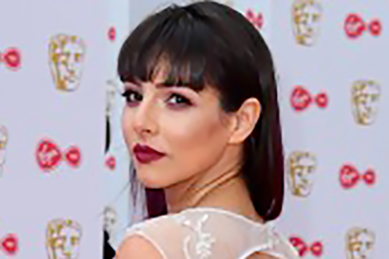 Roxanne Pallett wears wedding gown