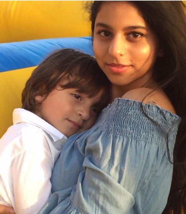 Suhana hugging AbRam cutest thing