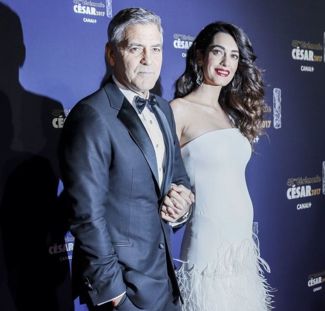 Amal Clooney vicini parto