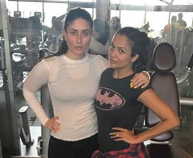 Kareena Kapoorâ€™s post-pregnancy workout pics