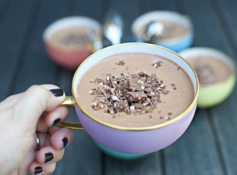 three-ingredient Toblerone chocolate mousse will