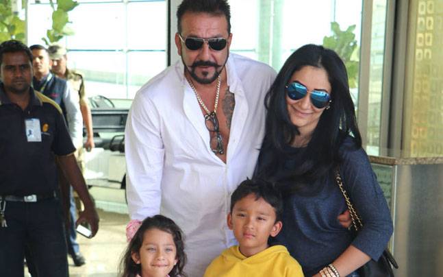 Sanjay Dutt opens kids Iqra-Shahraan