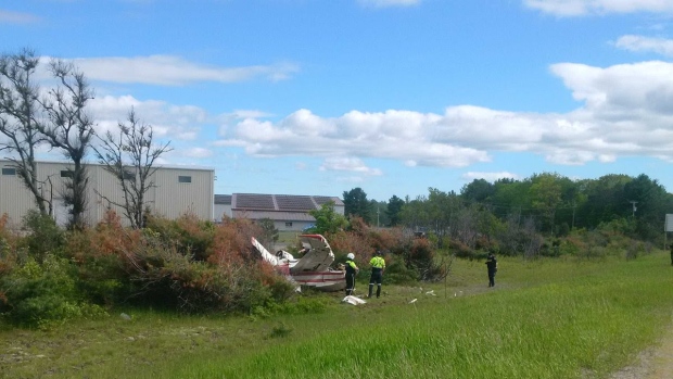 Plane crash near Muskoka Airport