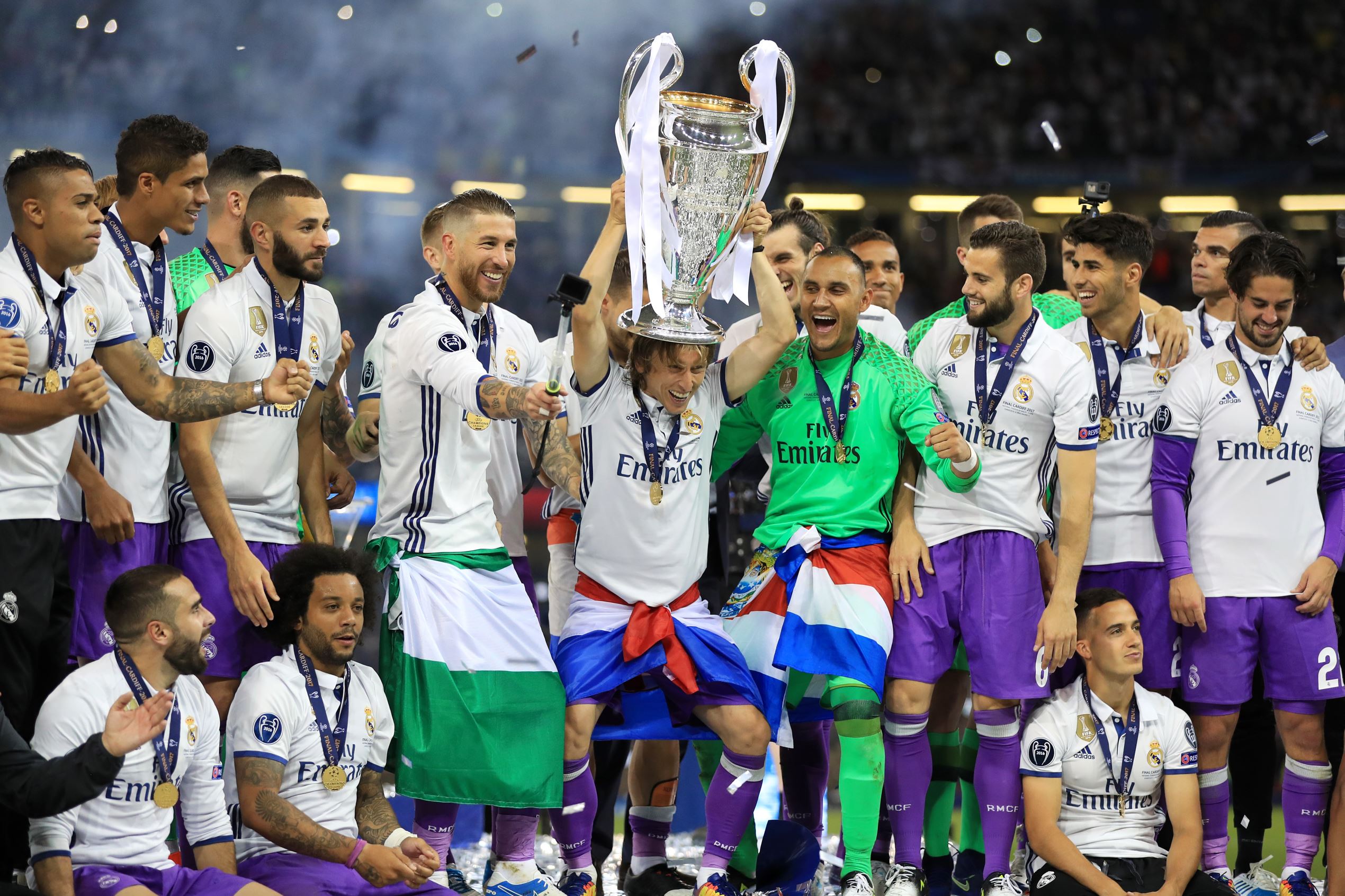 Two-goal Ronaldo fires Real 12th