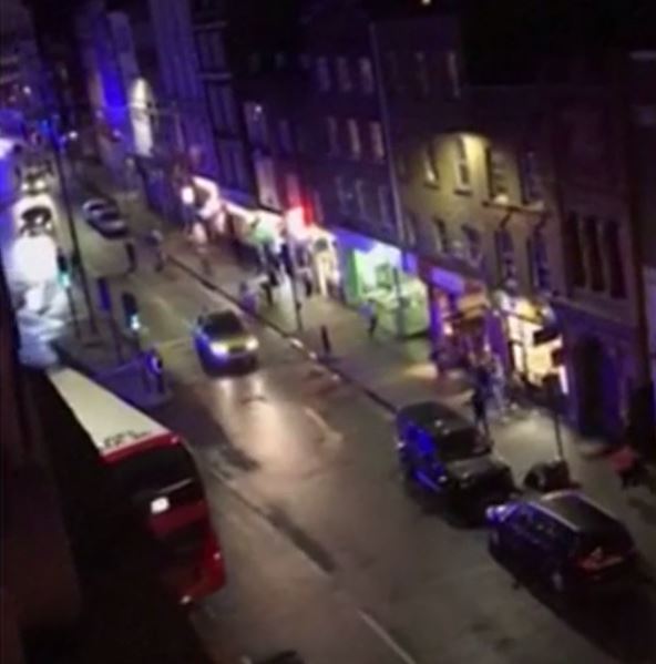 Gunfire heard London attack