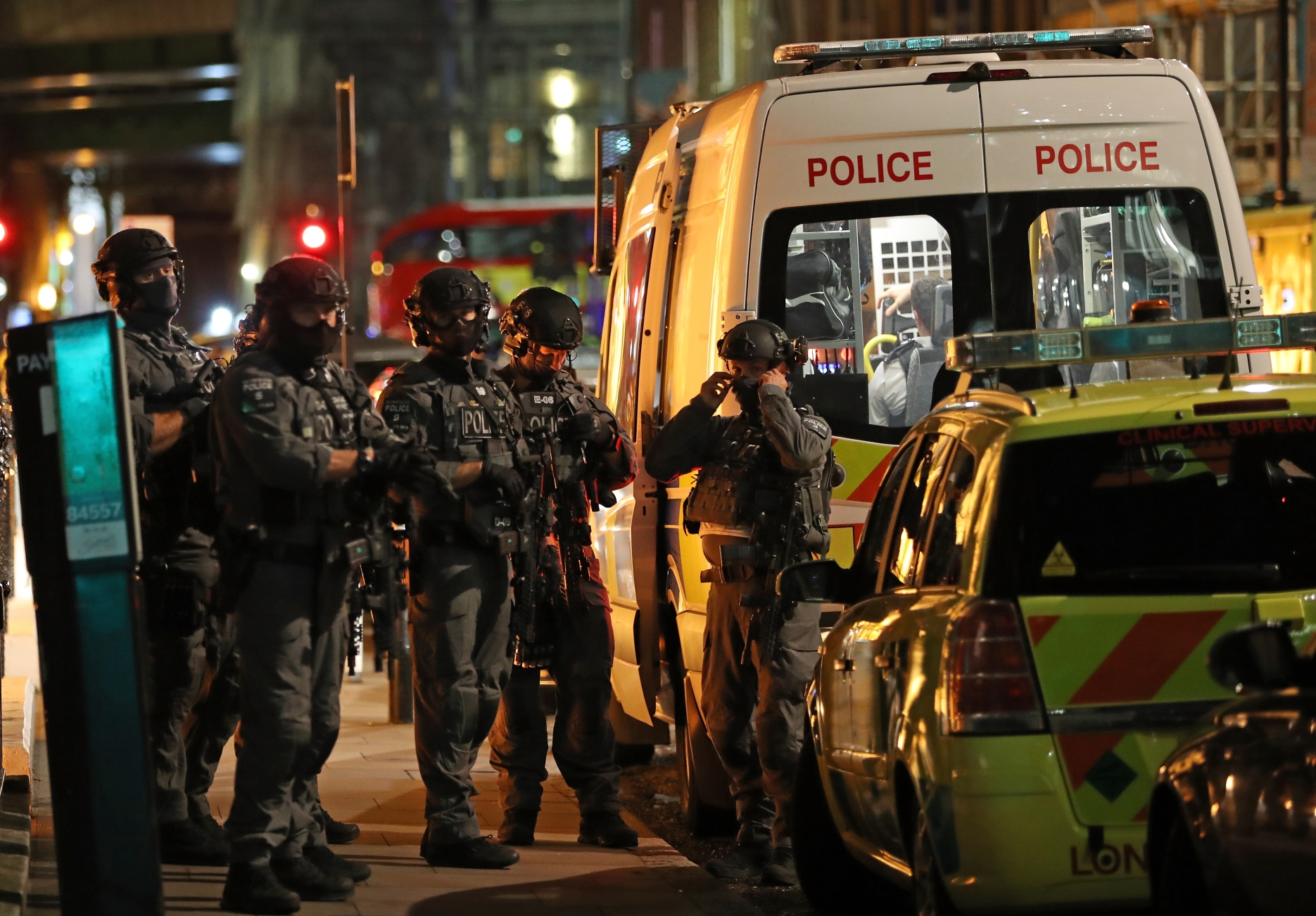 Police shoot dead three London