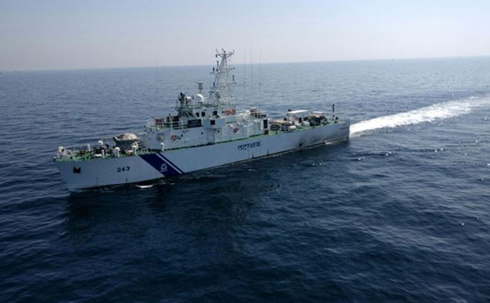 Coast guard rescues from flooded
